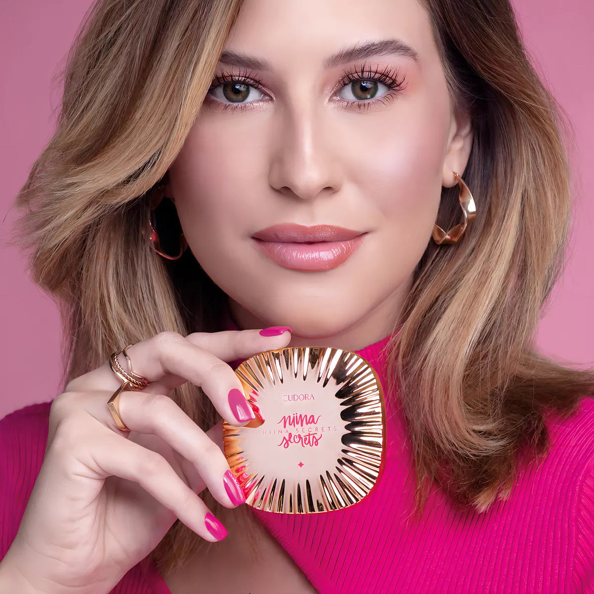 Eudora Niina Secrets Blush Marmorizado Cor 1 9,6g