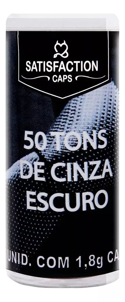 Bolinha 50 Tons De Cinza Escuro 04 Unidades Satisfaction