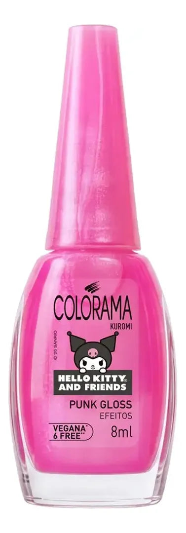 Colorama Hello Kitty And Friends Nail Polish 8ml - Punk Gloss