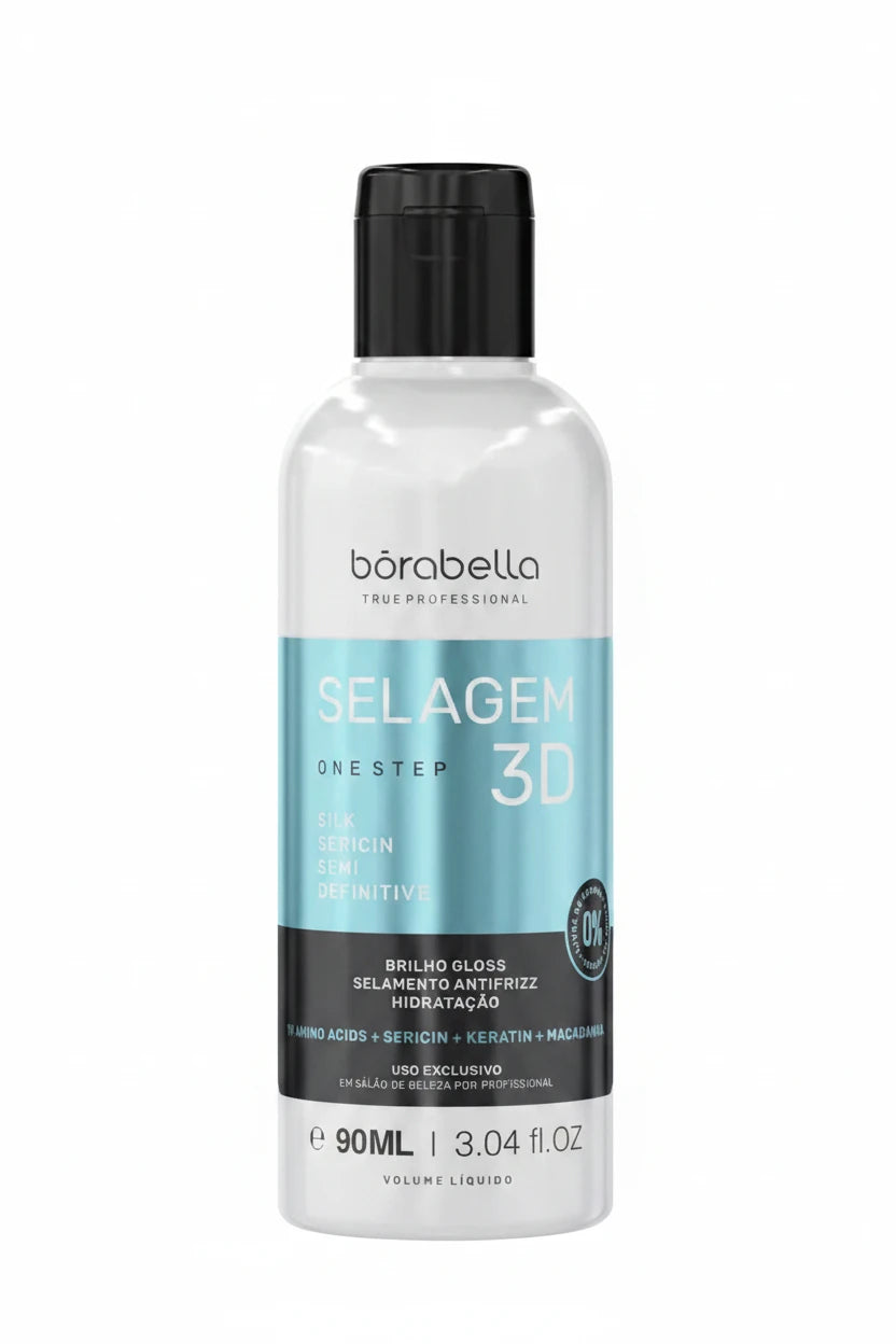 Borabella Selagem 3D antifrizz de 90mL
