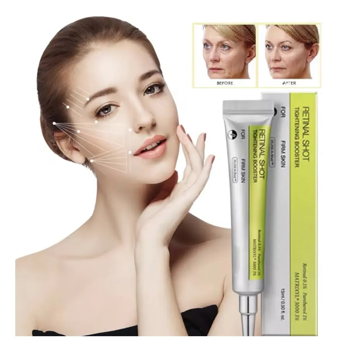 Anti-Aging Firming Facial Retinol 15ml Hyaluronic Acid