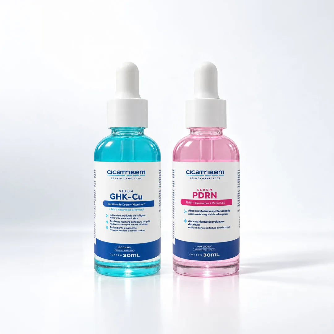 Kit Skincare Facial Coreana Séruns Pdrn E Ghk-cu Cicatribem