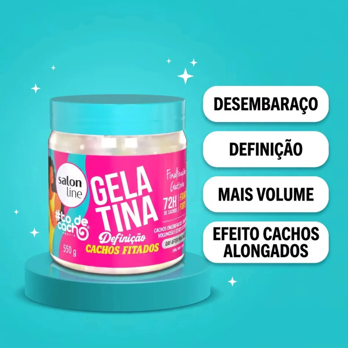 GELATIN SALON LINE DEFINIÇÃO CACHOS FITADOS 550G