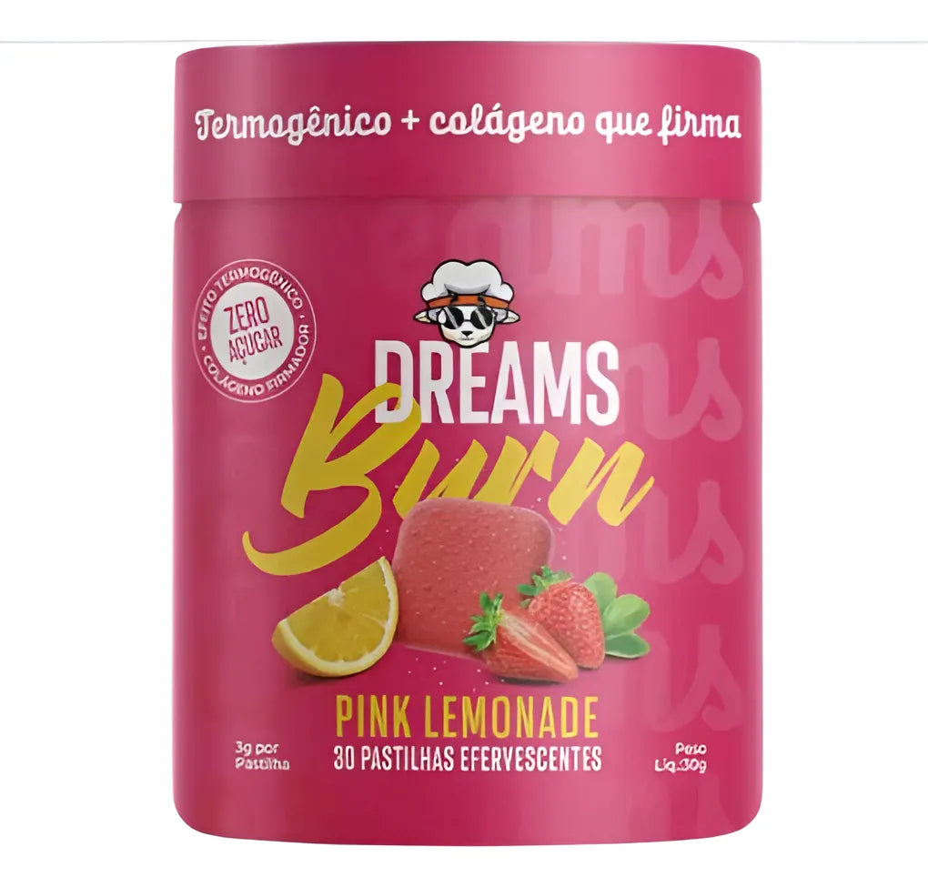 Dreams Burn Thermogenic Collagen 30 Tablets Pink Lemonade
