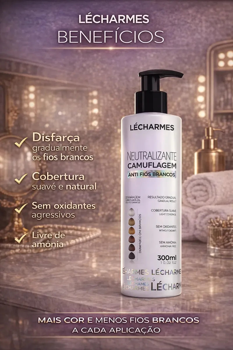 Lécharmes Neutralizing Mask for Camouflaging Gray Hair 300ml