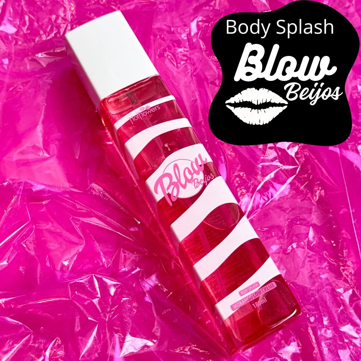 Body Splash Blow Girl Beijos Feminino Hot Flowers - 180ml