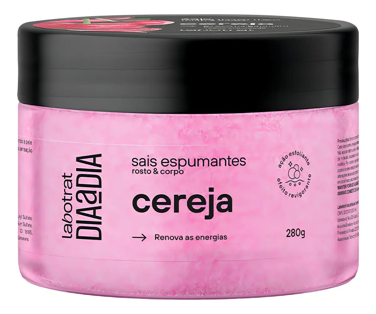 Labotrat Cherry Foaming Bath Salts for Face and Body 300g