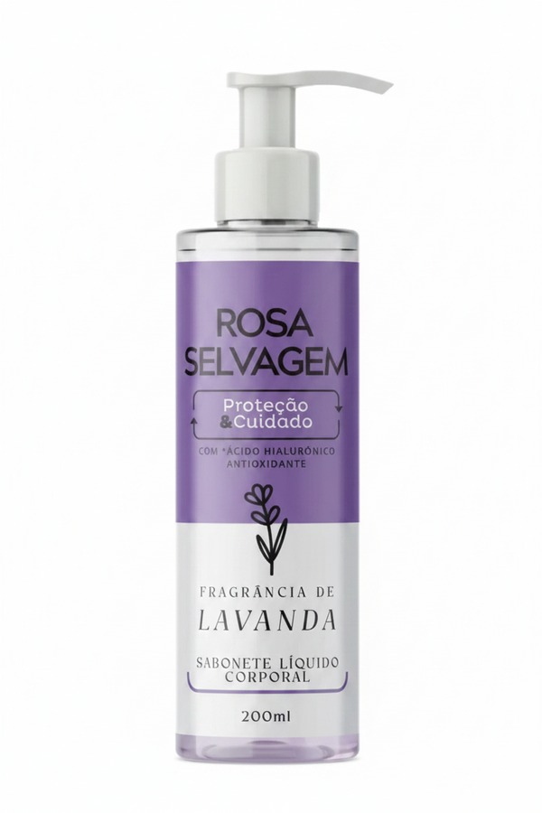 Sabonete Líquido Lavanda Rosa Selvagem - 400ml