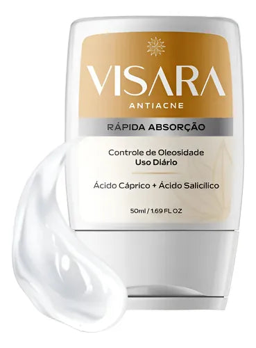 Creme Facial Visara Antiacne Ccontrole De Oleosidade - 50ml