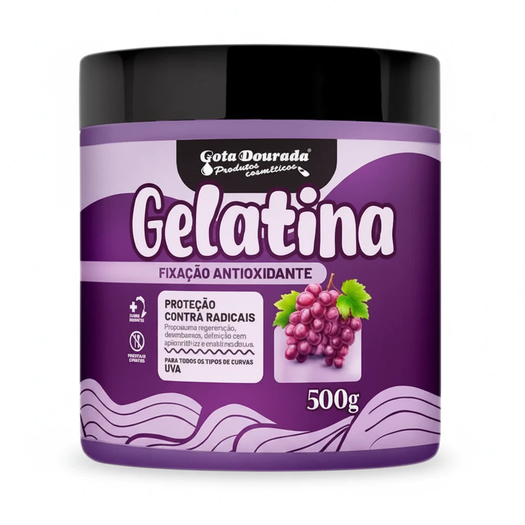 Grape Hair Gelatin Golden Drop Fixation 500g