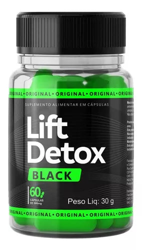 Lift Detox 500mg Potente Emagrecedor Seca Você - 60 Cápsulas