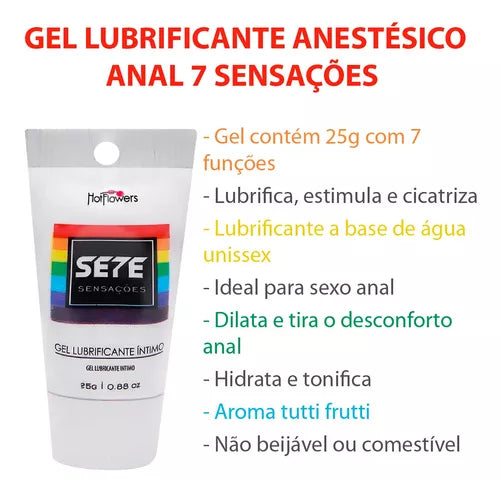 Seven Sensations Anaesthetic 25g Hot Flowers
