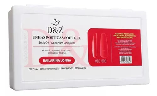 Soft Gel Nail D&z Ballerina Long