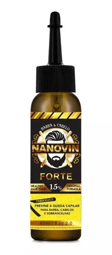 Nanovin Forte 15%  Crescimento Barba e Cabelo - 60ml