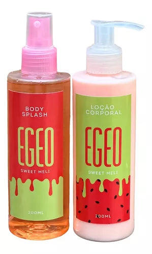 Kit Creme + Body Splash Egeo Dolce Melancia - 200ml Cada