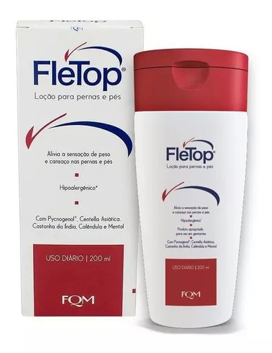 Fletop Loção Para Pernas E Pes 200ml