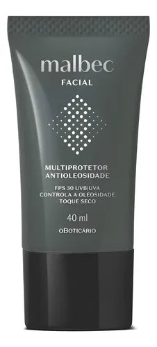 Malbec Anti-Oil Kit Facial Multiprotector + Cleansing Gel