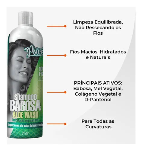 Babosa Aloe Wash Shampoo 315ml
