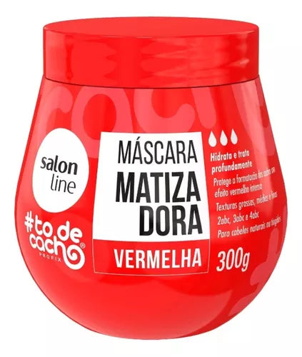 Máscara Matizadora Salon Line Vermelha 300g