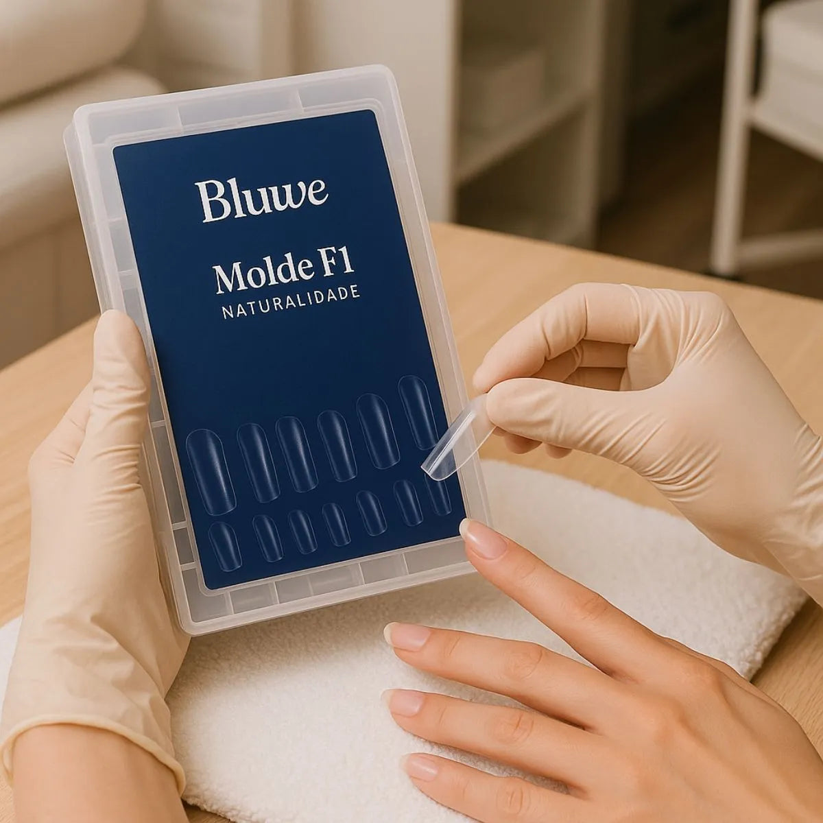 F1 Natural Gel Nail Mould 140 units