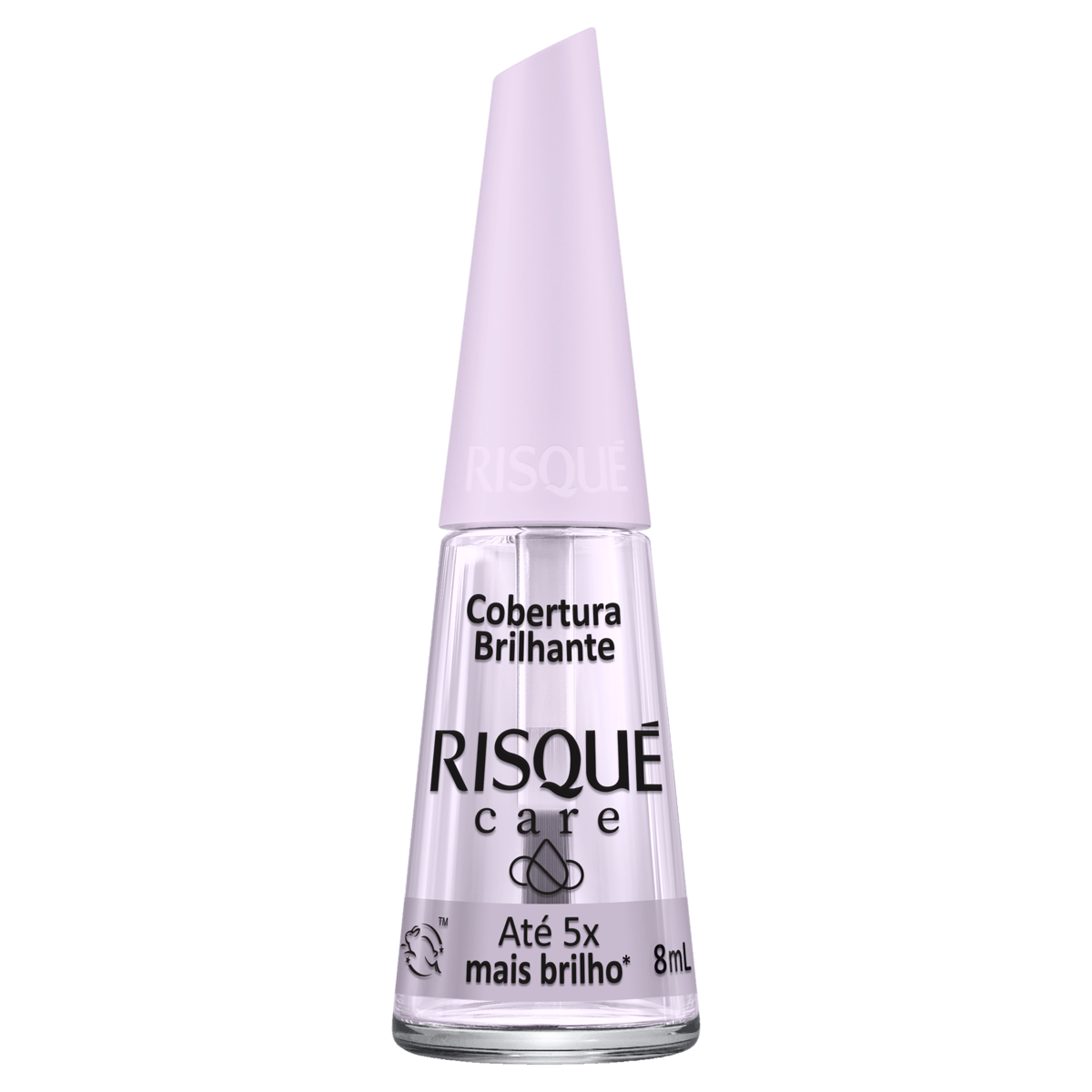 Esmalte Cobertura Brilhante Risqué Care Frasco 8ml