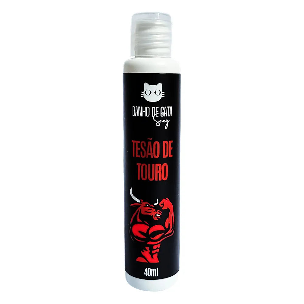Tesão de Touro Gel de Massagem Térmico Linha Tesão Banho Da Gata - 40 ml