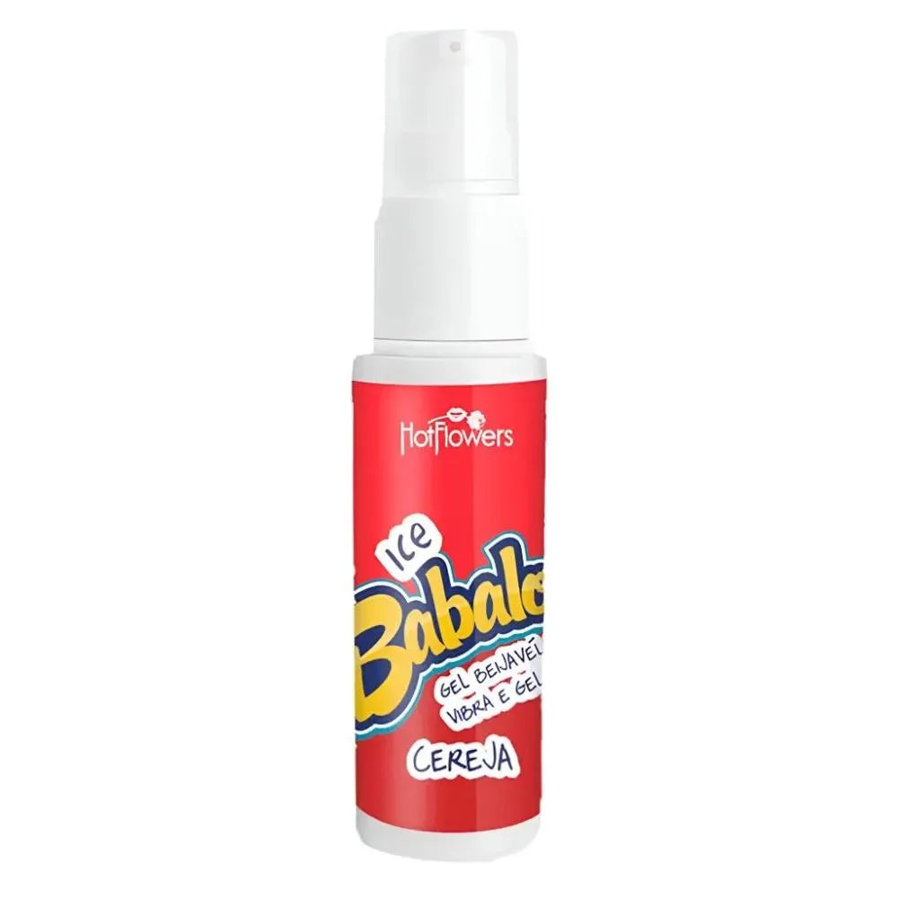 Babaloo Ice Gel Kissable Vibrates and Cools 15g Hot Flowers