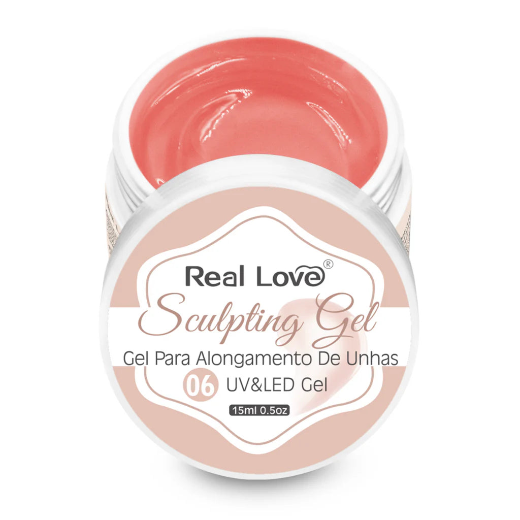 Gel de Alongamento para Unhas - 15ml - Real Love