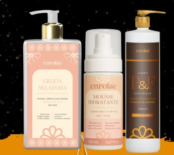 Curl Activator 500 ml + Gelatin 300 ml + Moisturising Mousse 150 ml