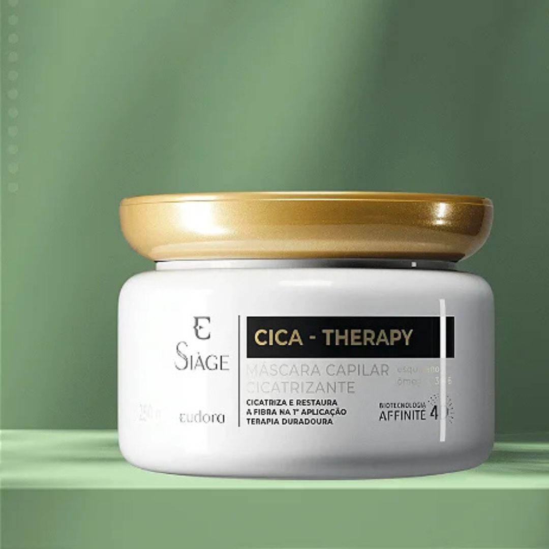 Eudora Kit Siàge Cica-Therapy: Shampoo 250ml + Condicionador 200ml + Máscara Capilar 250g