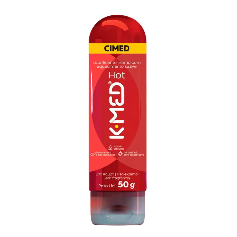 Gel Lubrificante Íntimo K-Med Hot com 200g K-Med 200g