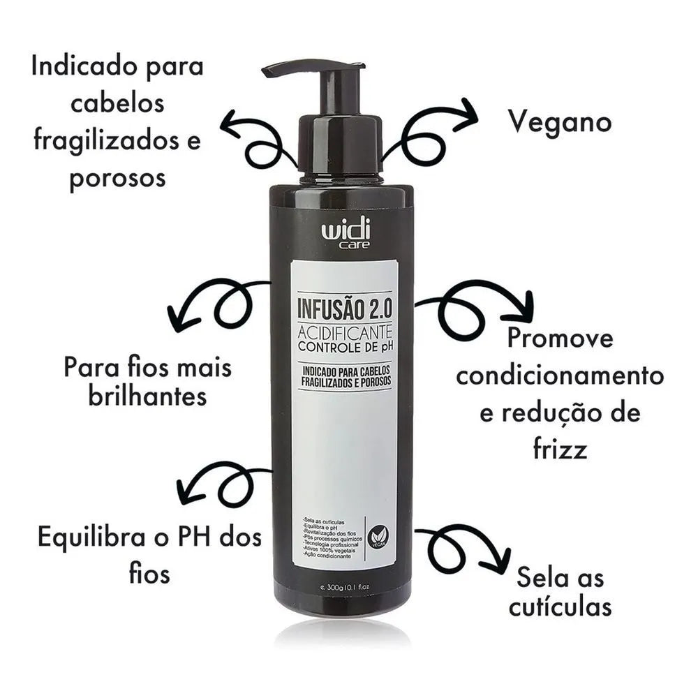 Widi Care - Infusão 2.0 - Acidificante Controle de Ph 300g