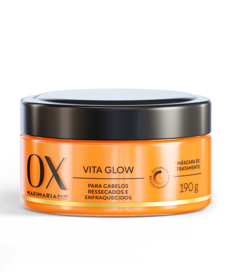 Máscara De Tratamento Mari Maria Hair Ox Vita Glow - 190g
