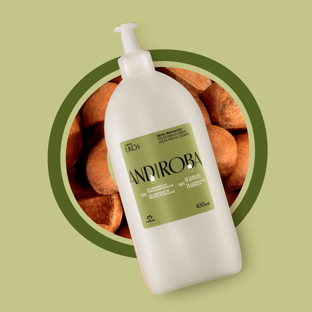 Ekos Andiroba Refil Hidratante Corporal 400ml