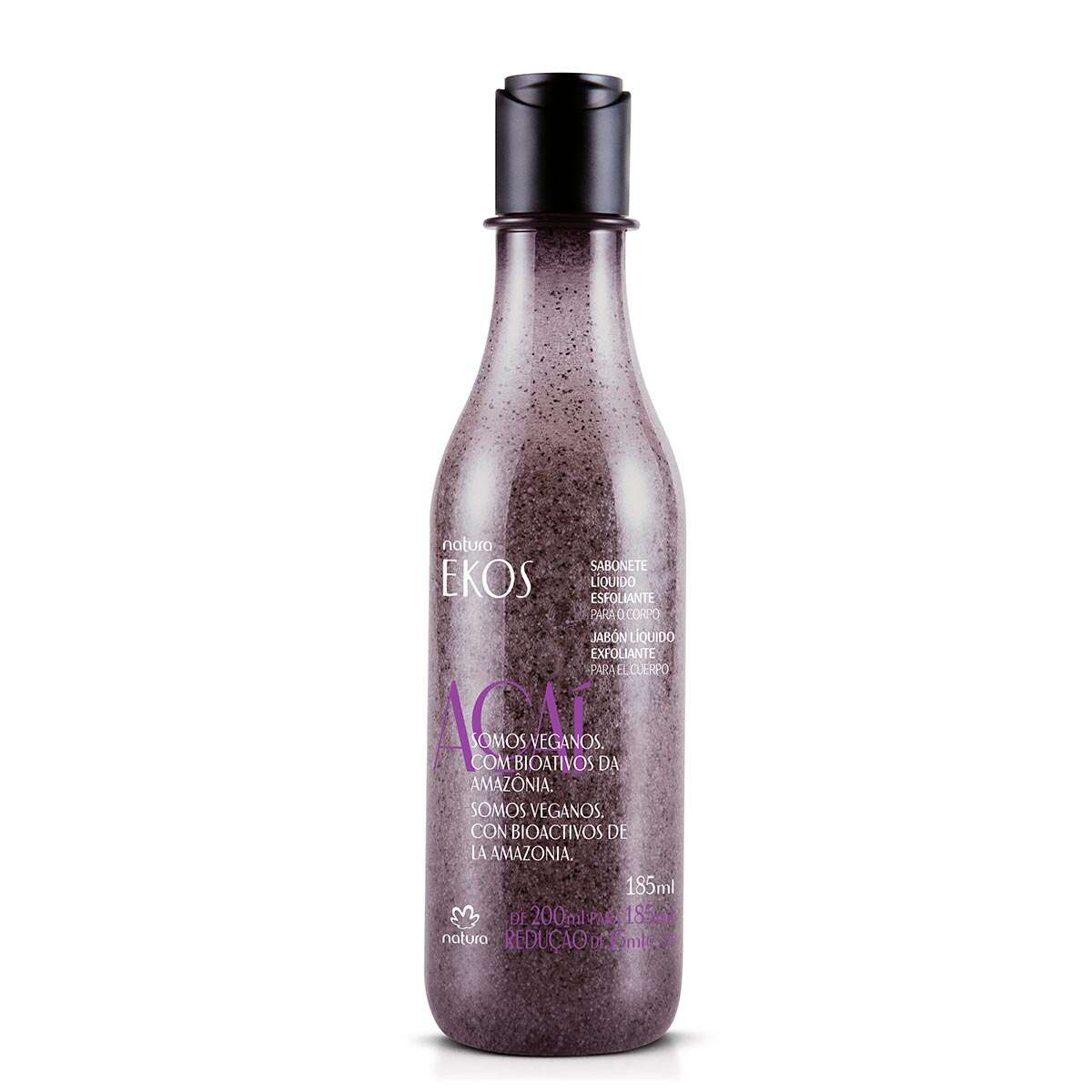 Ekos Açaí Sabonete Líquido Esfoliante Corporal 185ml