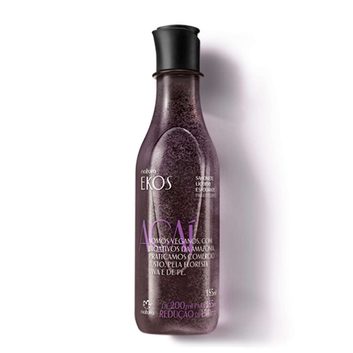 Ekos Açaí Sabonete Líquido Esfoliante Corporal 185ml