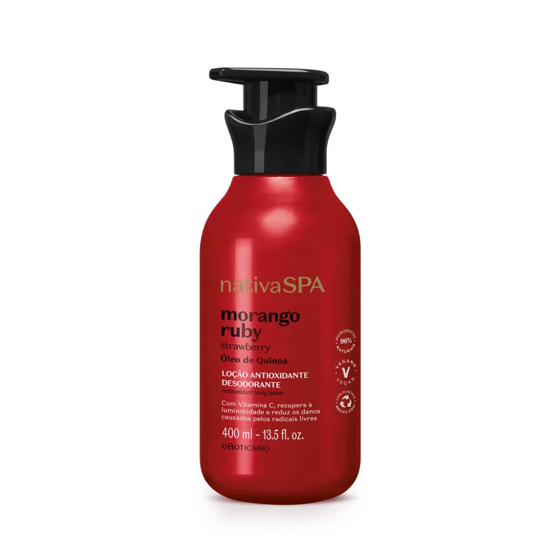 Nativa SPA Strawberry Ruby Antioxidant Deodorant Body Lotion - 400ml