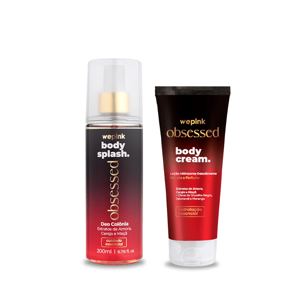 Kit Obsessed Wepink Body Splash, 200ml + Body Cream, 200ml