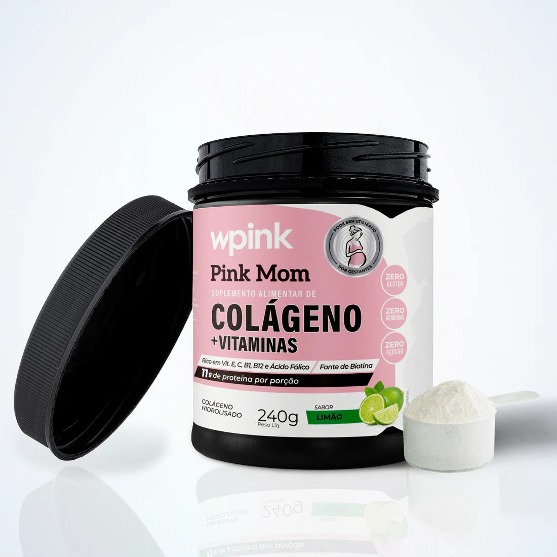 Colágeno Pink Mom de Limão Wepink - 240g