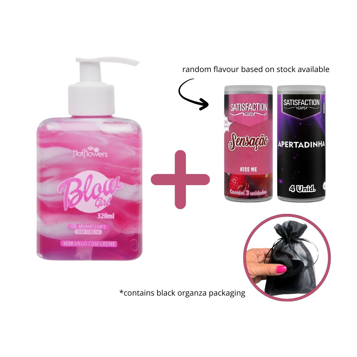 Promotional Kit: Buy Blow and get 2 Satisfaction balls!