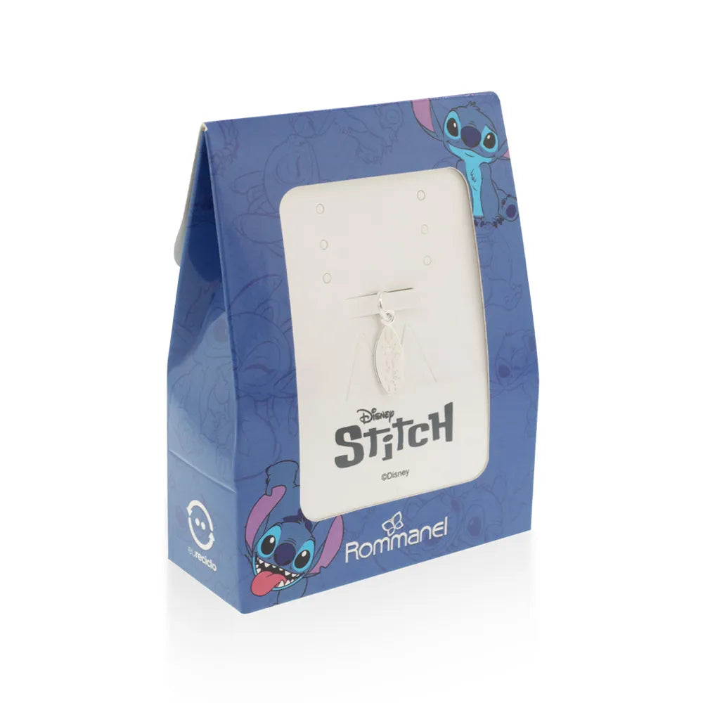 Pingente Prancha de Surf do Stitch de Prata 925 - Tam.único Romanel
