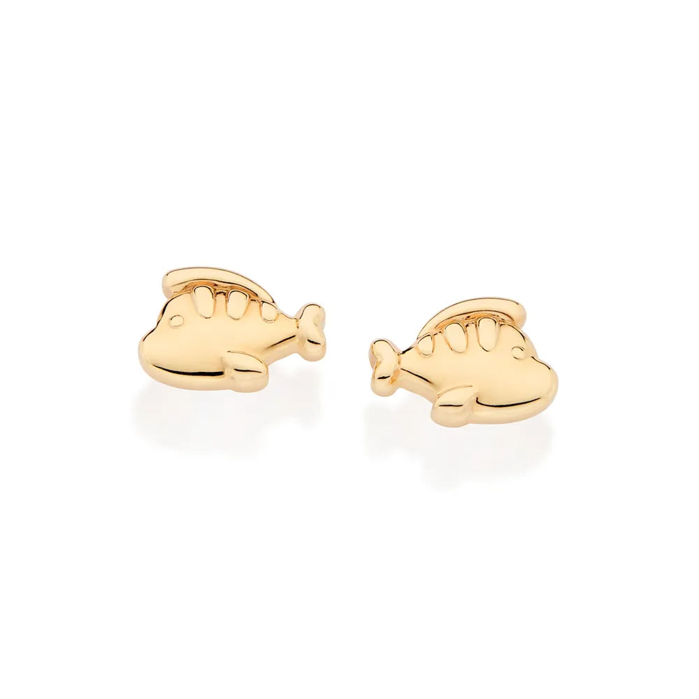 Brinco Linguado Banhado a Ouro 18k - Tam.único Romanel