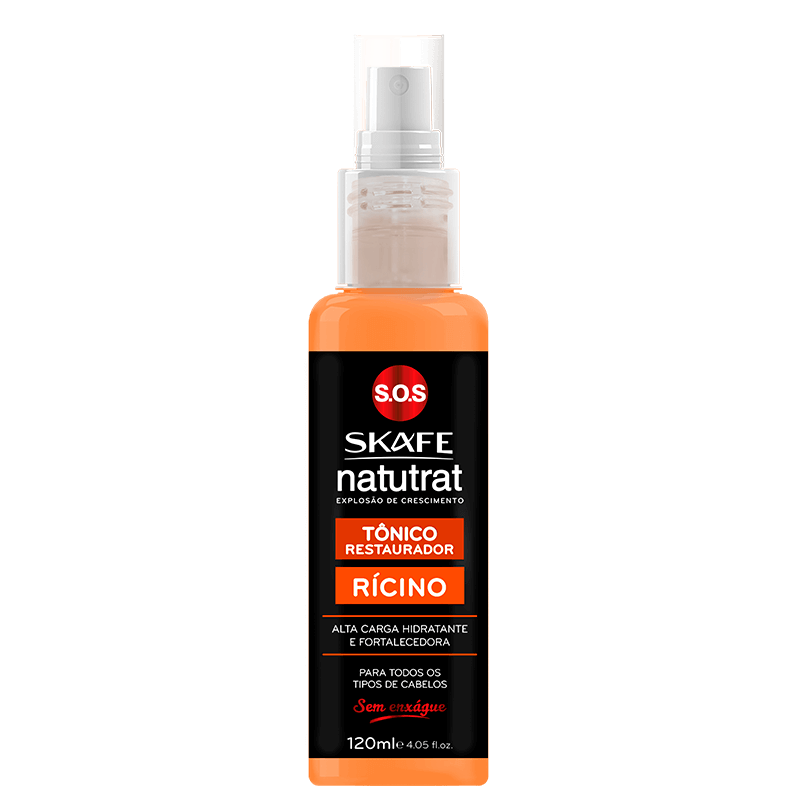 Tônico Restaurador Rícino Natutrat S.O.S 120ml