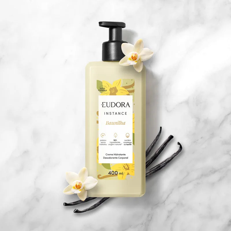 Creme Hidratante Desodorante Corporal Instance Baunilha 400ml