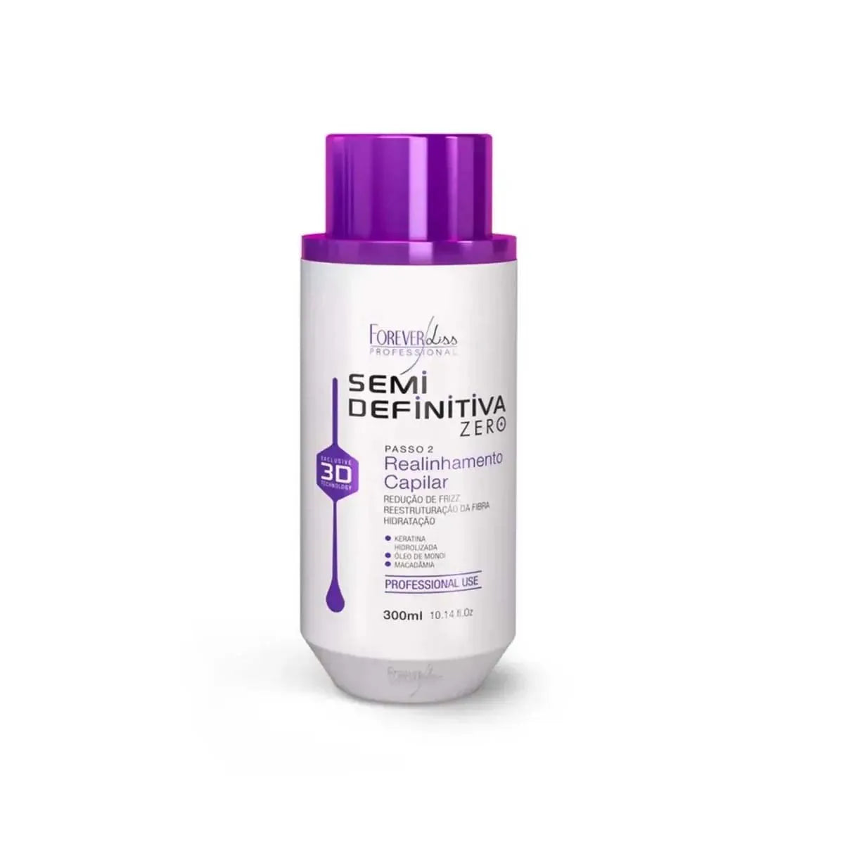 Escova Progressiva Semi Definitiva 3d Forever Liss 300ml
