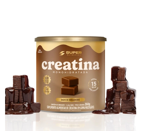 Brigadeiro Flavoured Creatine Caramel Desincha