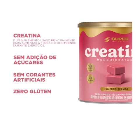 Strawberry Flavoured Creatine Caramel Desincha
