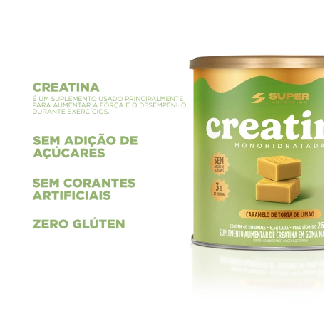Creatine Caramel with Lemon Pie Flavor (40 units)