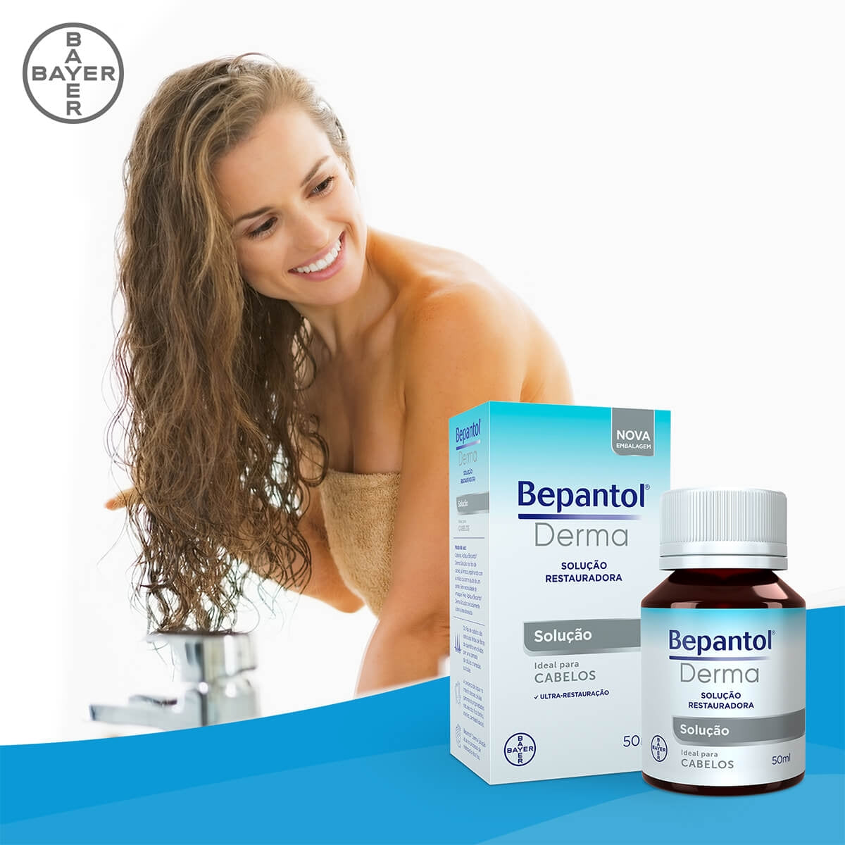 Bepantol Derma Liquid Hair Restorer Solution - 50ml
