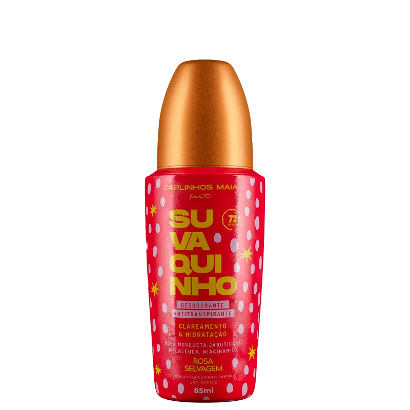 Suvaquinho Desodorante Clareador Rosa Selvagem - 85ml